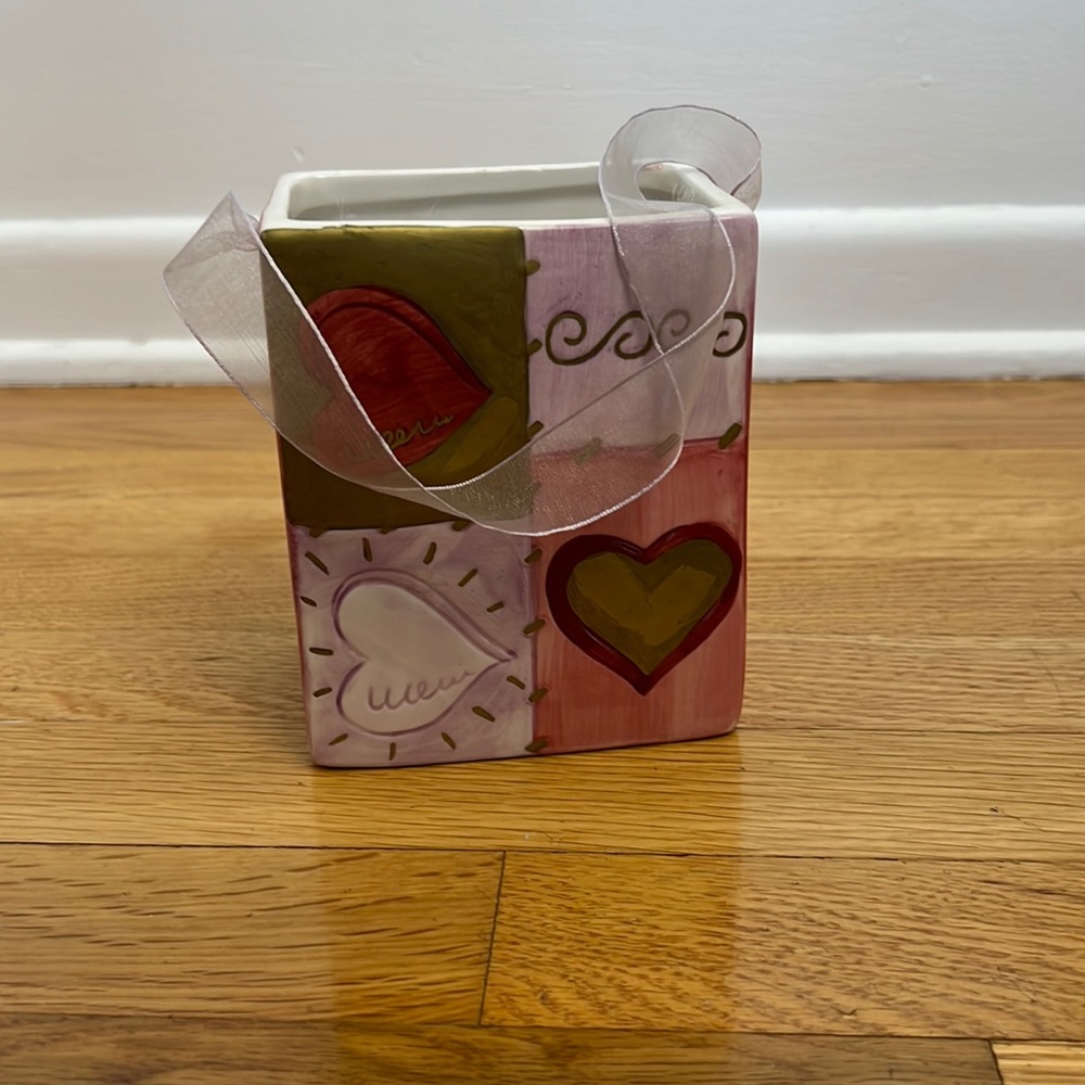 Vintage 1990s Fannie May Ceramic Candy dish